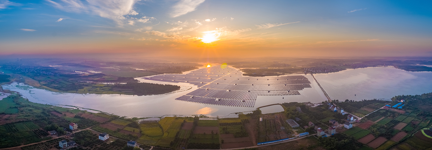 好博科技江西鄱阳123.235MW “渔光互补”型光伏发电扶贫项目